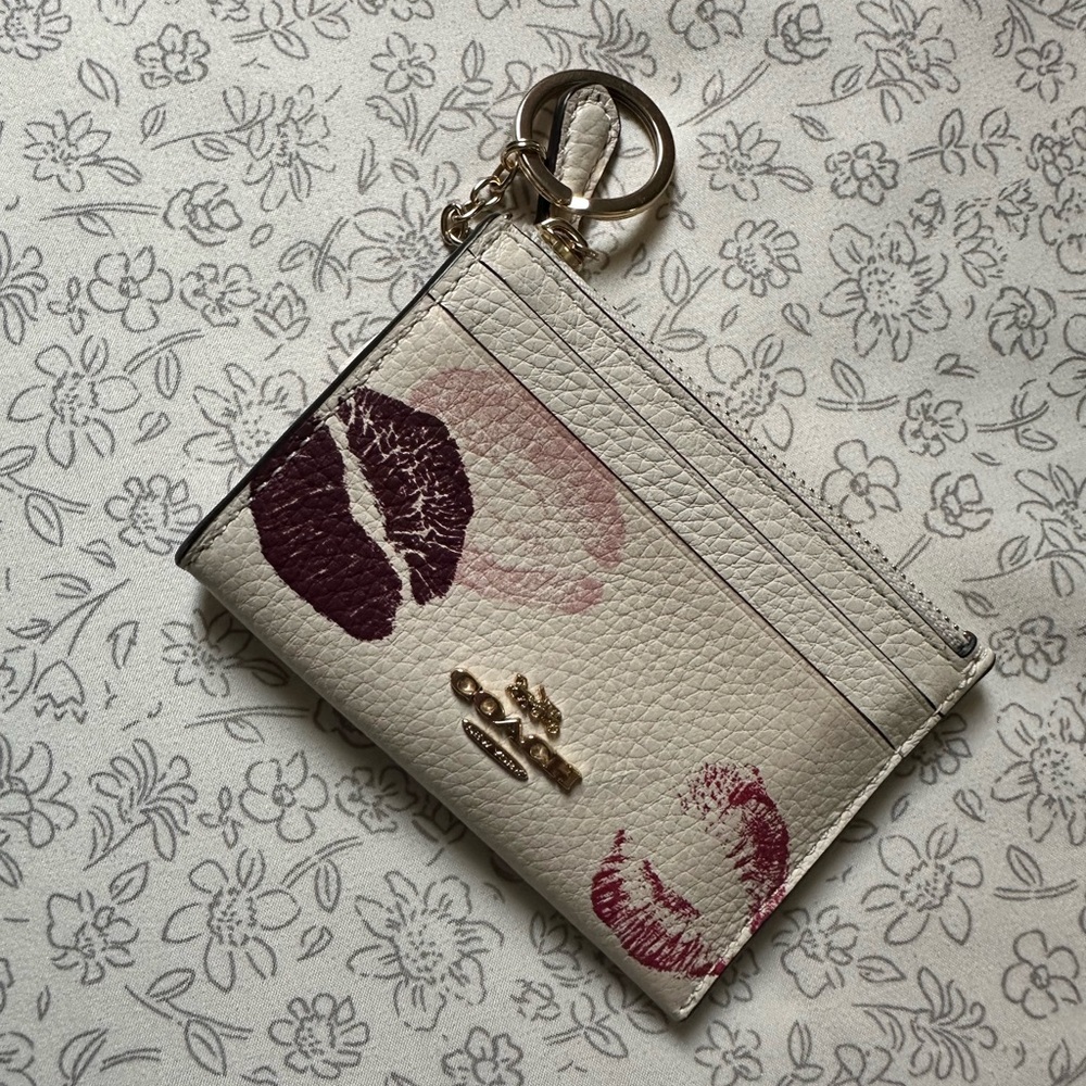 COACH KISS PRINT WALLET